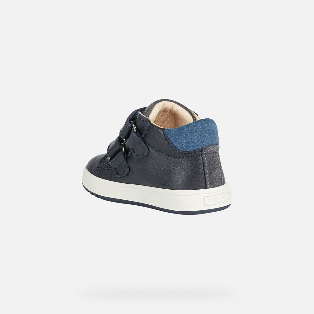 Geox Boots Navy Biglia Boy - Geox Baby Shoes - TCGVLZ870